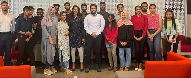 The GPS team gathered together in the Colombo office